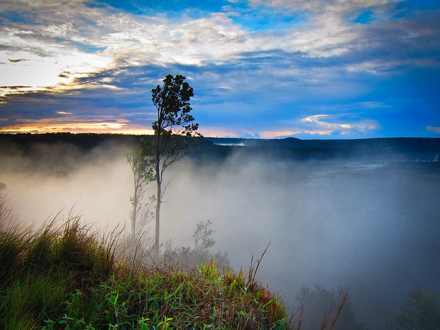 Steam Vents near the Kilauea Military Camp, Hawaii.