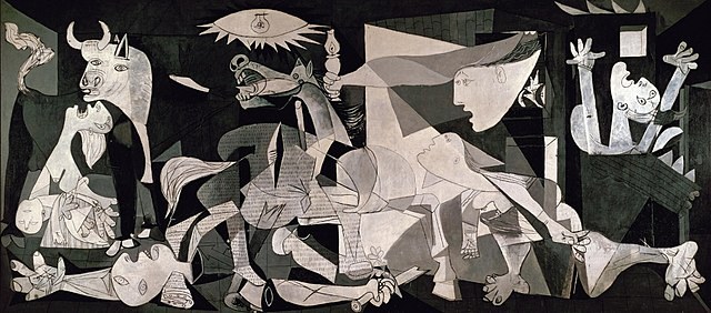 Picasso's "Guernica." Photo by Laura Estefania Lopez. Licensed under CC BY-SA 4.0.